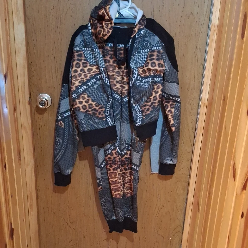 Animal Print Patchwork Jacket - Picture 3 of 3